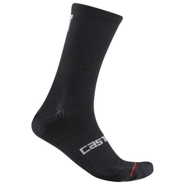 Castelli - Como 20 Thermal Sock - Radsocken Gr 36-39 schwarz