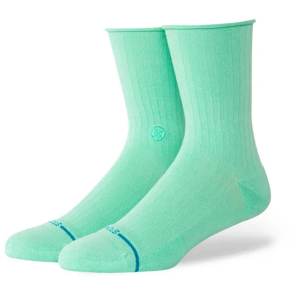 Stance - Women's Rolled Cuff Quarter - Multifunktionssocken Gr 38-42 türkis