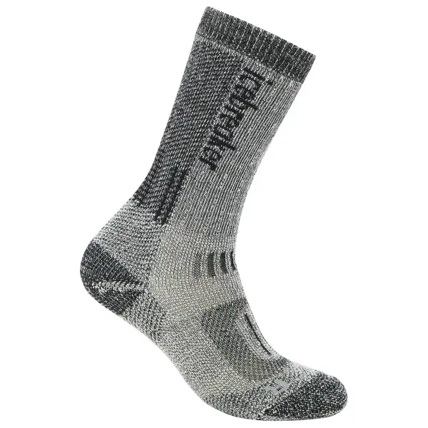 Icebreaker - Women's Merino Hike+ Mountaineer Mid Calf - Wandersocken Gr 35-37 grau