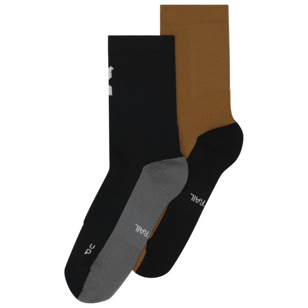 On - Trail Sock High 2-Pack - Wandersocken Gr 35-38,5 schwarz