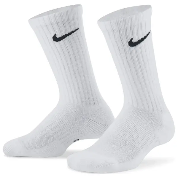Nike - Kid's Everyday Cushioned Crew Socks 3-Pack - Multifunktionssocken Gr M - EU: 38-42 grau