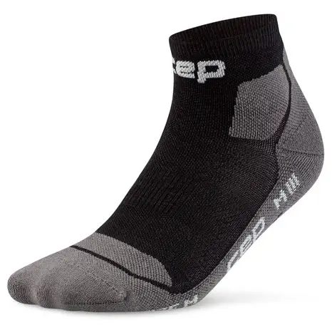 CEP - Hiking Light Cushion Socks Low Cut - Wandersocken Gr III schwarz/grau