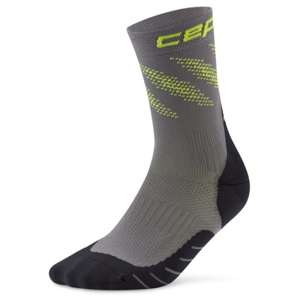 CEP - Run Edt. Elliptic Socks Mid Cut - Laufsocken Gr III grau