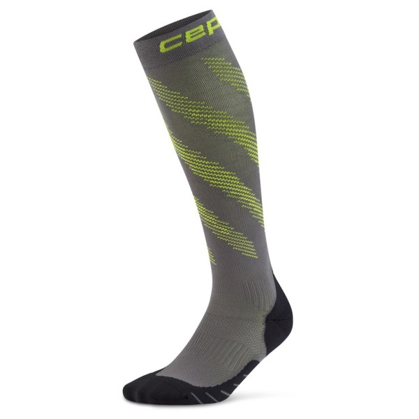 CEP - Run Edt. Elliptic Socks Tall - Kompressionssocken Gr III grau