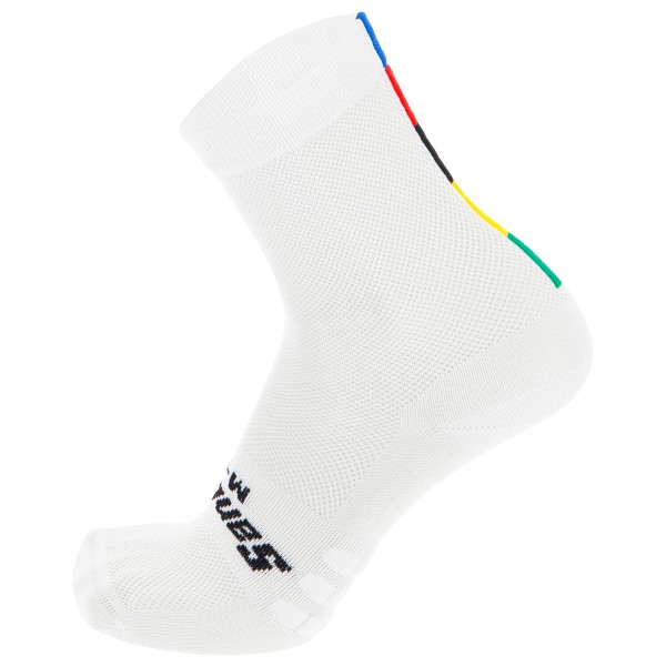 Santini - UCI Official Cycling Socks - Radsocken Gr 36-39 - EU: 36-39 weiß