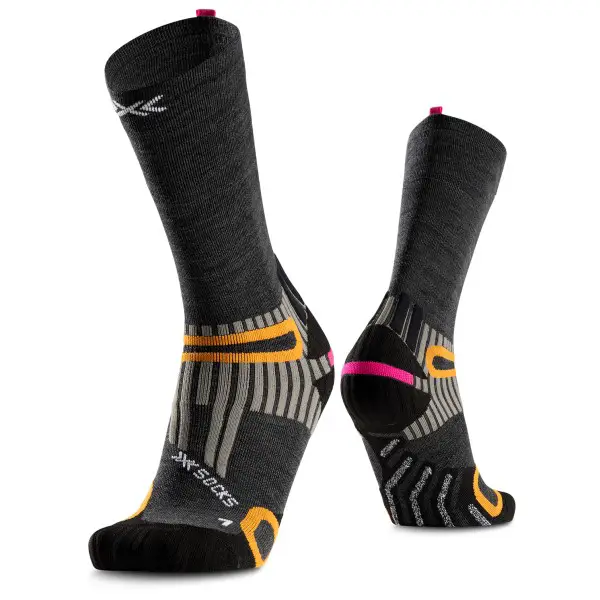 X-Socks - Hike Anatomix Merino Crew - Wandersocken Gr 35-36 schwarz