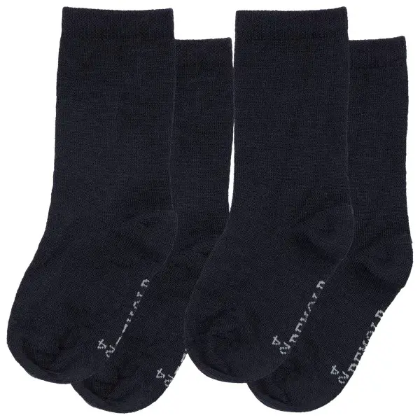 Devold - Baby's Merino Sock 2-Pack - Multifunktionssocken Gr 16-18 schwarz