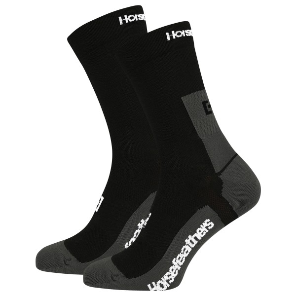 Horsefeathers - Cadence Long Bike Socks - Radsocken Gr 37-39 schwarz