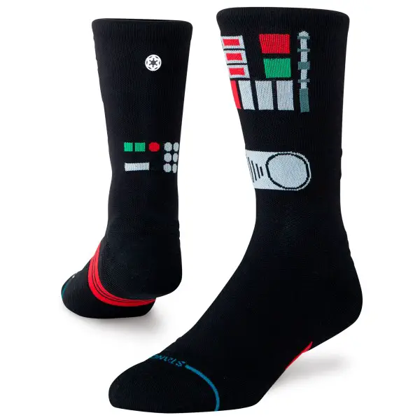 Stance - Dark Side Crew - Multifunktionssocken Gr 38-42 schwarz