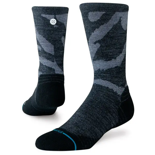 Stance - Digi Dash Light Wool Crew - Multifunktionssocken Gr 43-47 blau/schwarz