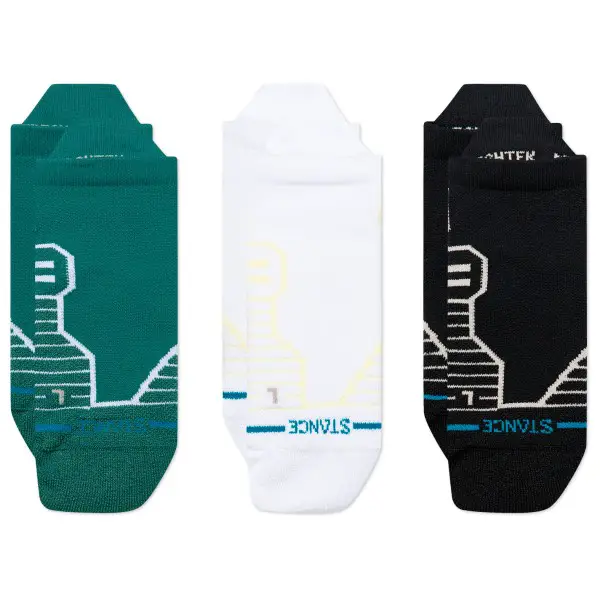 Stance - Golf Mid Tab 3 Pack - Multifunktionssocken Gr 38-42 weiß
