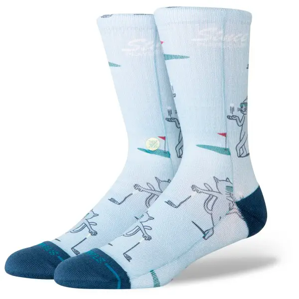 Stance - Players Club Crew - Multifunktionssocken Gr 43-47 grau