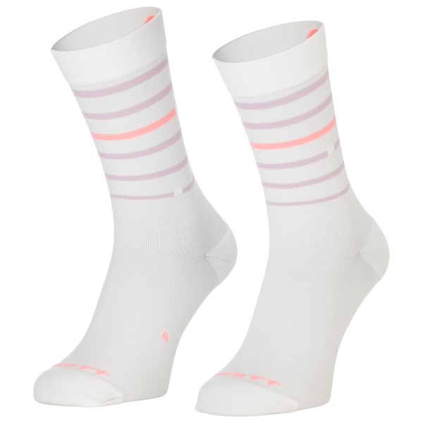 Scott - Sock Rings Crew - Radsocken Gr 45-47 weiß