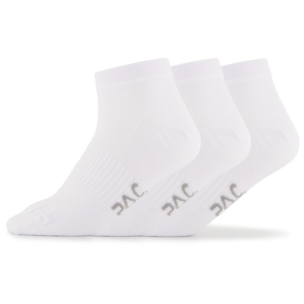 P.A.C. - Logo-Socke 3-Pack Everyday Sneaker - Multifunktionssocken Gr 35-38 weiß