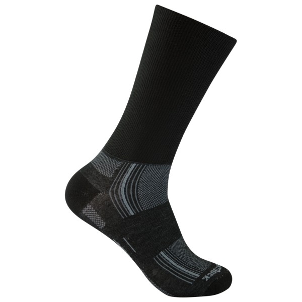 Wrightsock - Stride Crew - Wandersocken Gr 34-37 schwarz