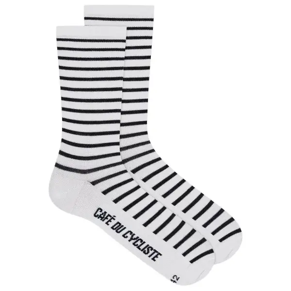 CAFÉ DU CYCLISTE - Breton - Radsocken Gr 43-46 grau/weiß