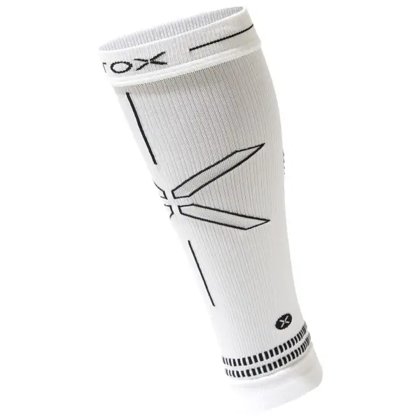 STOX Energy Socks - Women's Running Calf Sleeves - Beinlinge Gr 36-38 - Calf: 30-34 cm grau