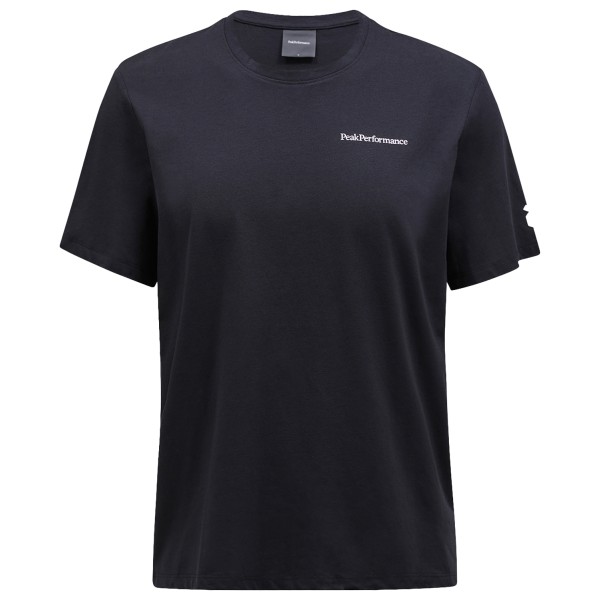 Peak Performance - Explore Logo Tee - T-Shirt Gr S schwarz