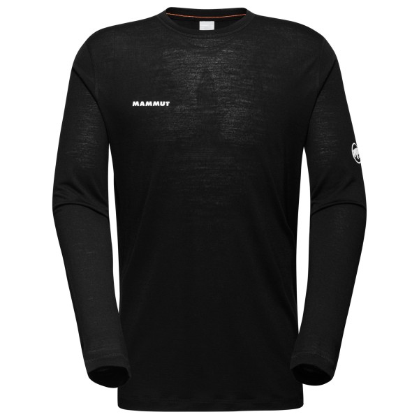 Mammut - Tree Wool Firstlayer Longsleeve - Funktionsshirt Gr S schwarz