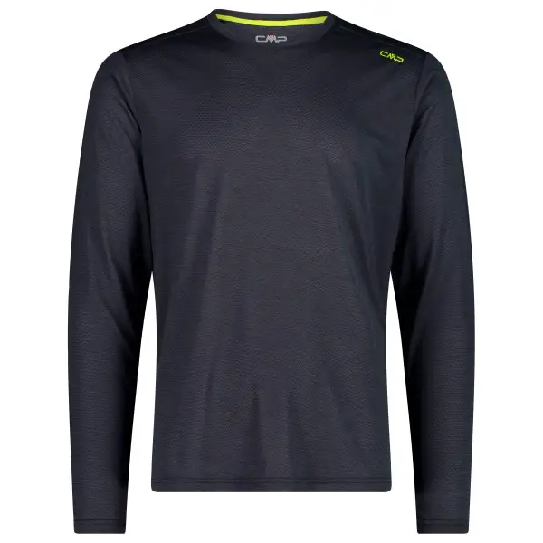 CMP - Jacquard L/S T-Shirt - Funktionsshirt Gr 46 blau