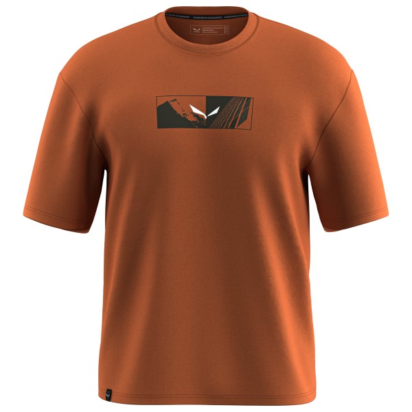 Salewa - Eagle Hybrid Loose T-Shirt - Funktionsshirt Gr 46 braun