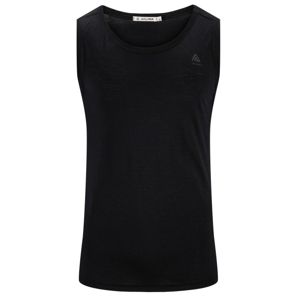 Aclima - LightWool 140 Singlet V2 - Merinoshirt Gr S schwarz