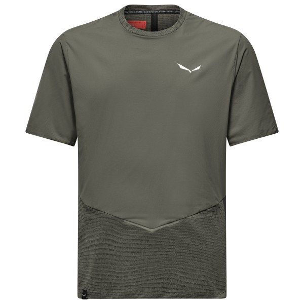 Salewa - Pedroc Dry Wind T-Shirt - Funktionsshirt Gr 46 grau/oliv