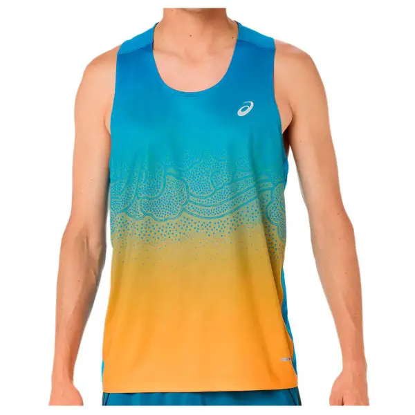 Asics - Road Fade Singlet - Tank Top Gr XS bunt