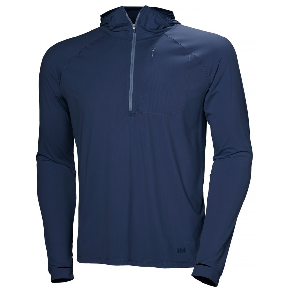Helly Hansen - Shine Solen 1/2 Zip Hoodie - Funktionsshirt Gr S blau