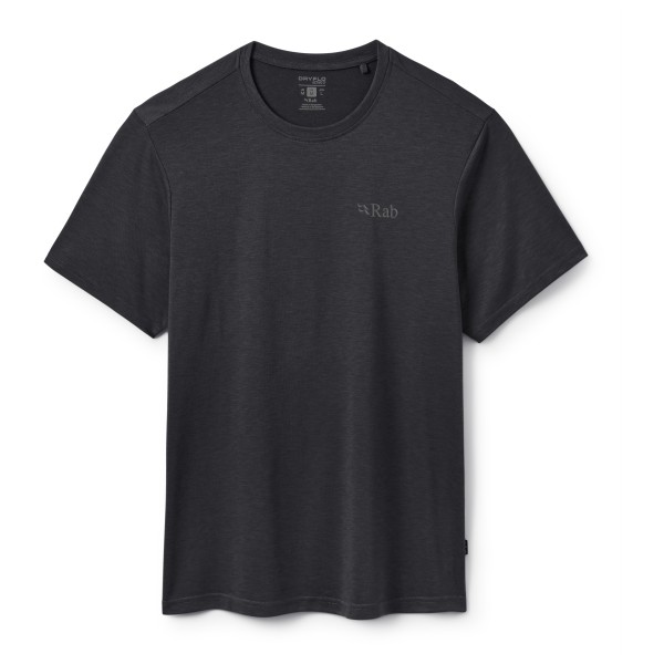 Rab - Crimp Elevation Tee - Funktionsshirt Gr XXL grau/schwarz
