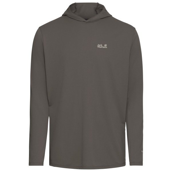Jack Wolfskin - Prelight Suncool Hoody - Funktionsshirt Gr S braun/grau