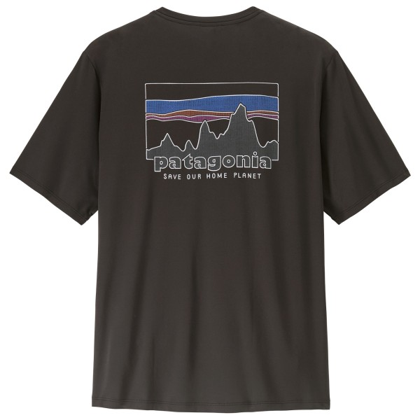 Patagonia - Cap Cool Daily Shirt '73 Skyline - Funktionsshirt Gr XS schwarz