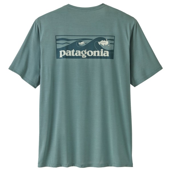 Patagonia - Cap Cool Daily Shirt Boardshort Logo - Funktionsshirt Gr S türkis