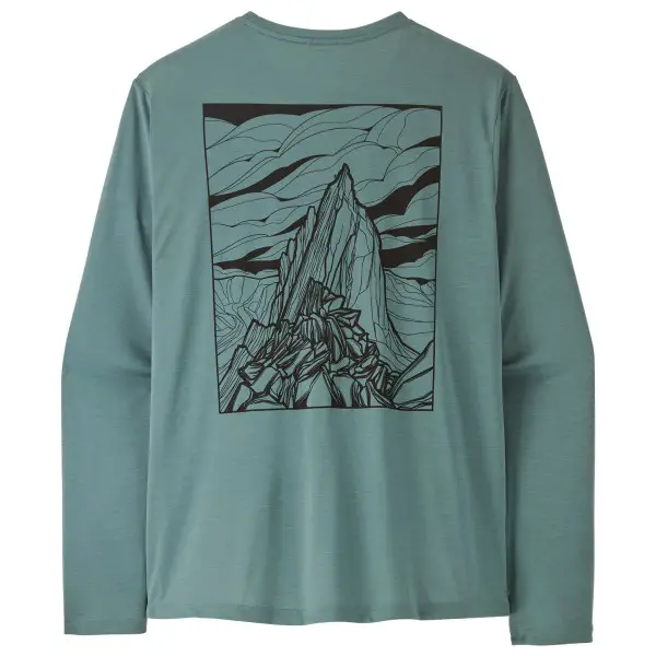 Patagonia - L/S Cap Cool Daily Shirt Cloud Crag - Funktionsshirt Gr XS türkis