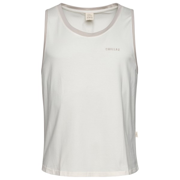 Chillaz - Palau Carabiner Logo - Tank Top Gr L weiß/grau