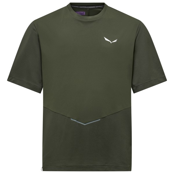 Salewa - Pedroc Dry Hyb T-Shirt - Funktionsshirt Gr 46 oliv