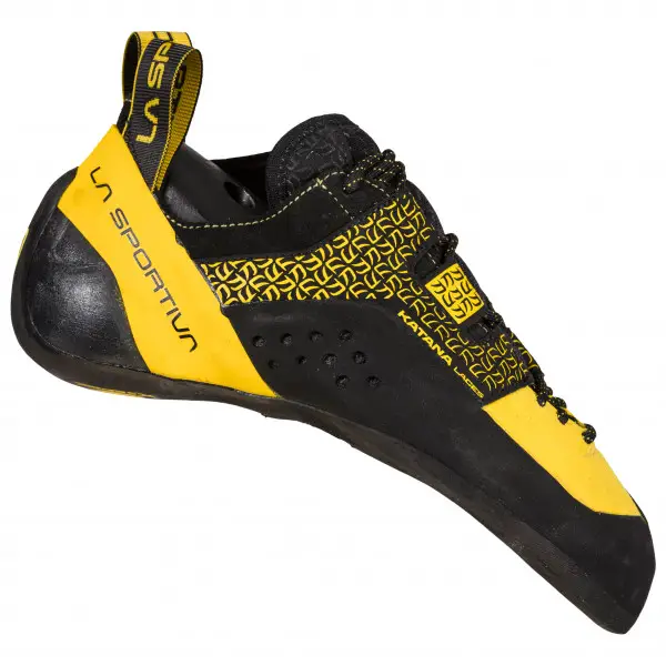 La Sportiva - Katana Laces - Kletterschuhe Gr 34,5 schwarz/gelb/oliv