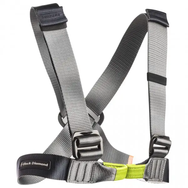 Black Diamond - Vario Chest - Brustgurt Gr One Size grau