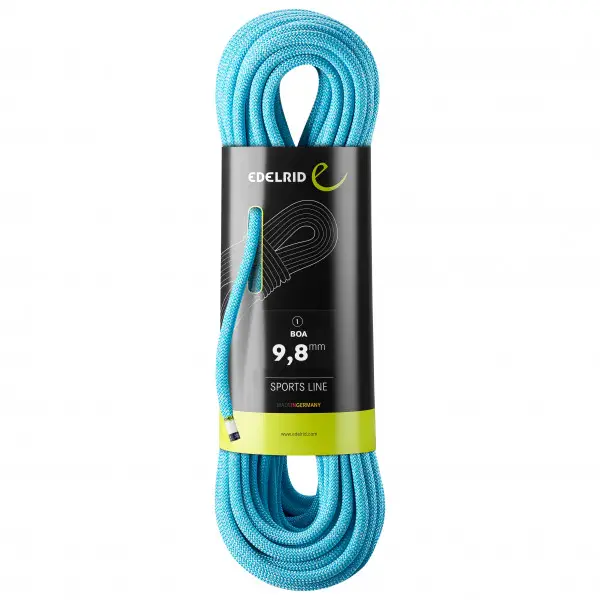 Edelrid - Boa 9,8 mm - Einfachseil Gr 50 m bunt