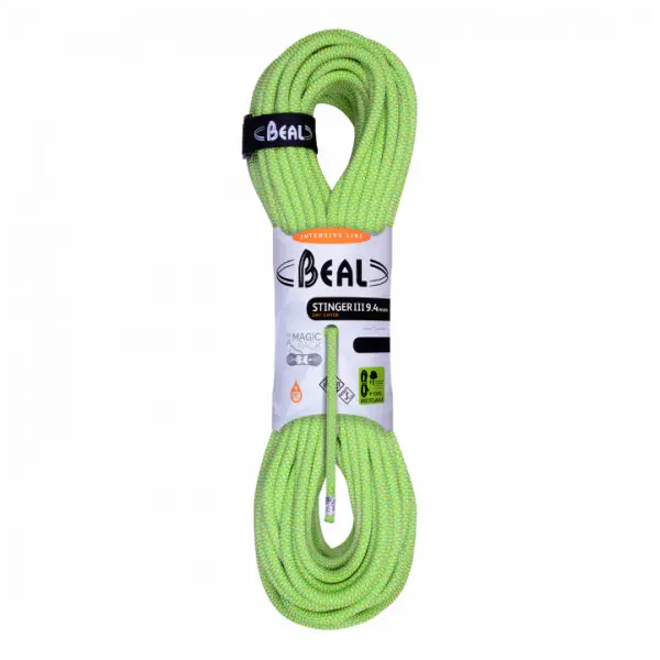 Beal - Stinger III 9.4 mm - Einfachseil Gr 60 m grün