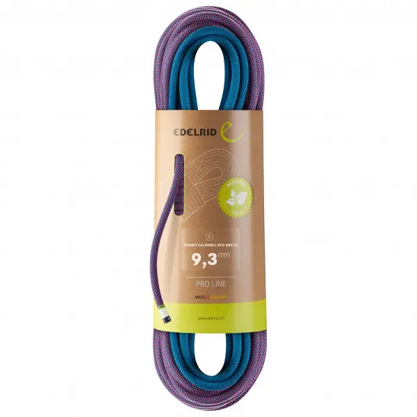 Edelrid - Tommy Caldwell Eco Dry CT 9,3 mm - Einfachseil Gr 70 m bunt