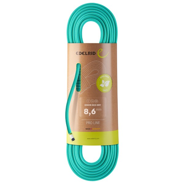 Edelrid - Siskin Eco Dry 8,6 - Einfachseil Gr 50 m bunt