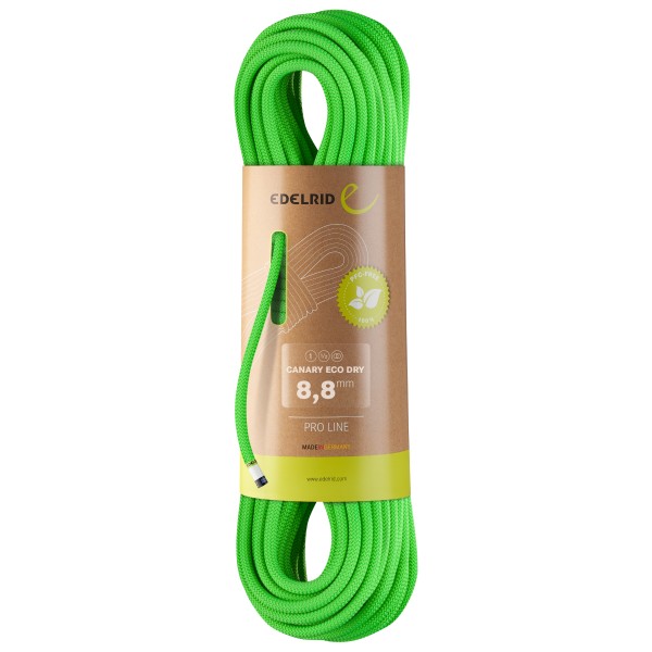 Edelrid - Canary Eco Dry 8,8 mm - Einfachseil Gr 30 m grün