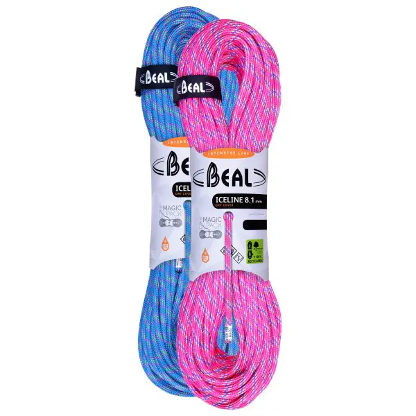 Beal - Ice Line 8,1 mm - Halbseil Gr 2 x 60 m bunt