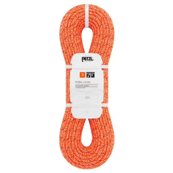 Petzl - Push + 9 - Statikseil Gr 200 m bunt