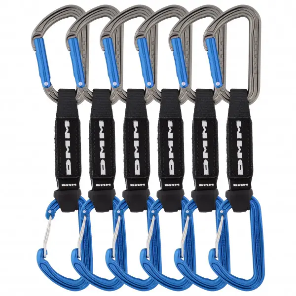 DMM - Shadow/Spectre Hybrid Quickdraw - Express-Set Gr 12 cm schwarz/grau/blau