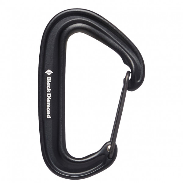 Black Diamond - Miniwire Carabiner - Schnappkarabiner grau/schwarz