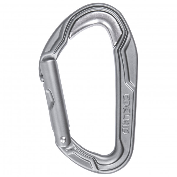 Edelrid - Bulletproof Straight II - Schnappkarabiner grau