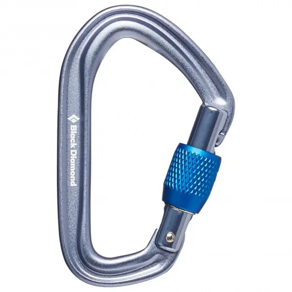 Black Diamond - Hotforge Screwgate Carabiner - Schraubkarabiner grau