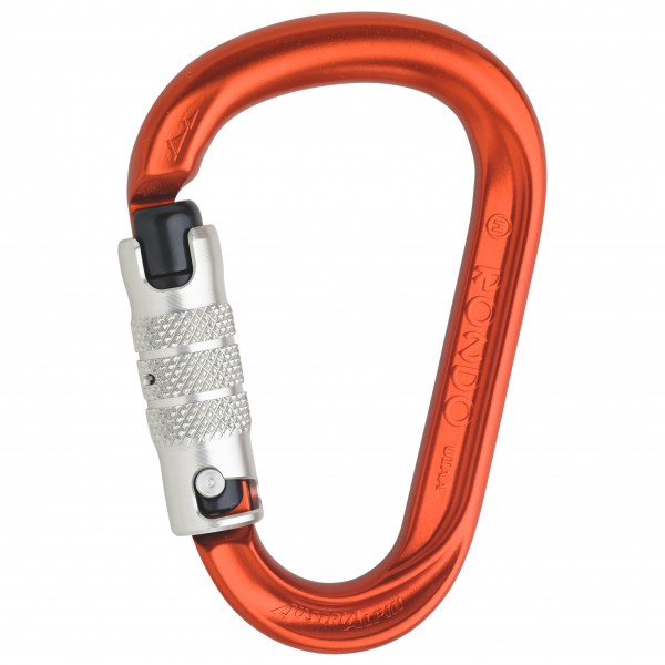 AustriAlpin - HMS Rondo ID Alu 3-Wege-Autolock - HMS-Karabiner rot